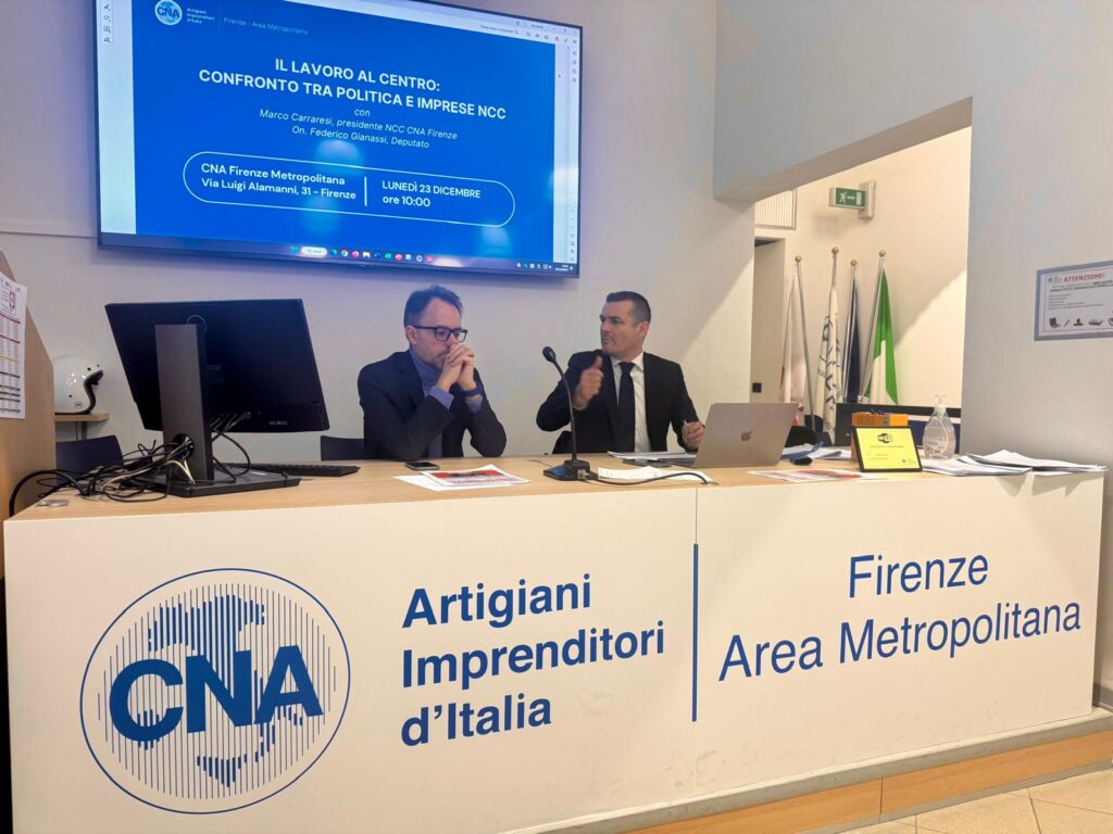 NCC sotto assedio delle norme: CNA incontra il deputato Gianassi