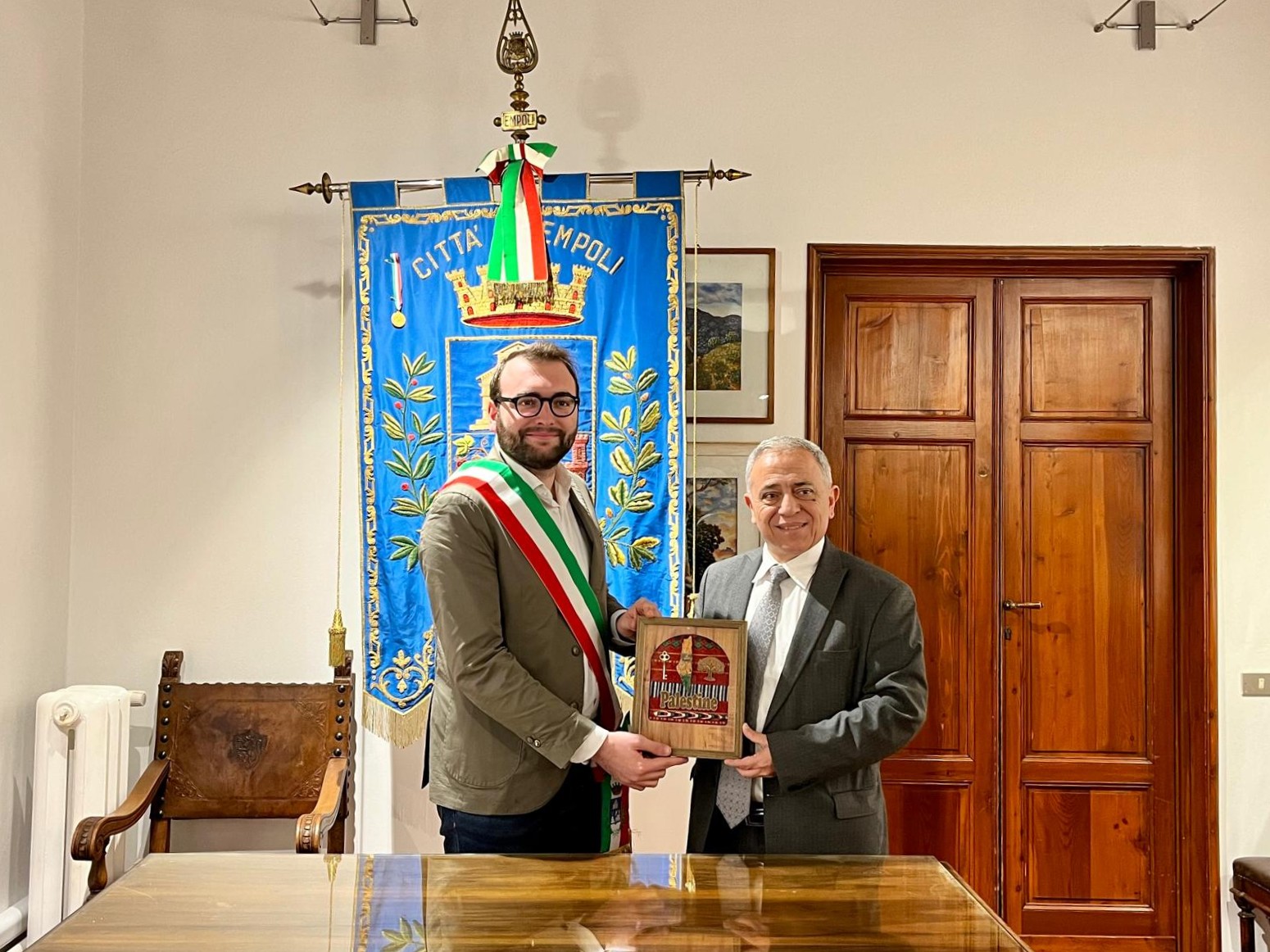 Visita istituzionale di una delegazione palestinese a Empoli, il sindaco Mantellassi: “Richiesta doverosa per un Sistema sanitario universale”