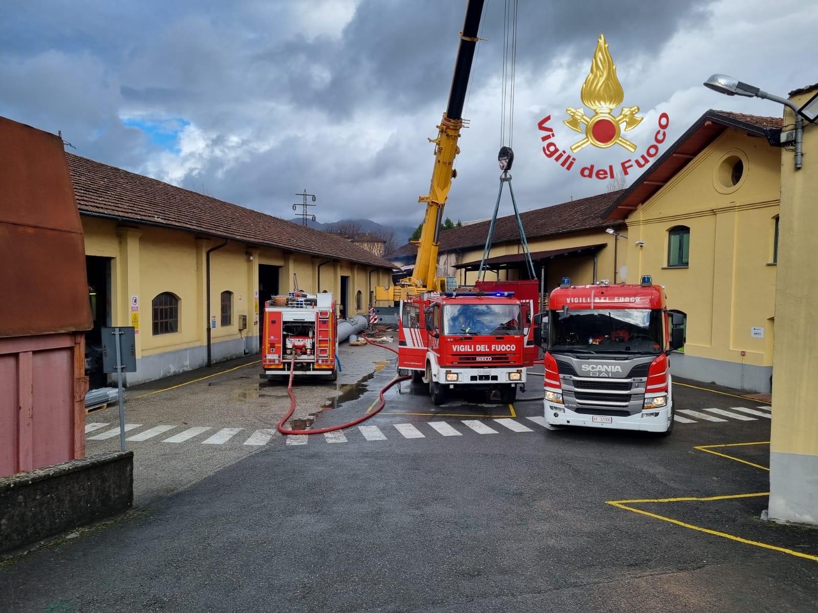 Pistoia: azienda in via Marcatti devastata da un incendio