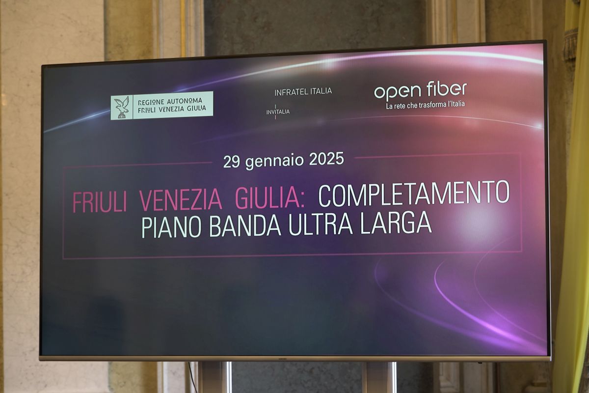 Open Fiber completa il piano banda ultra larga in Friuli Venezia Giulia