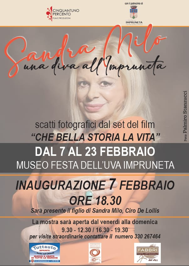 Impruneta celebra Sandra Milo con una mostra e una proiezione