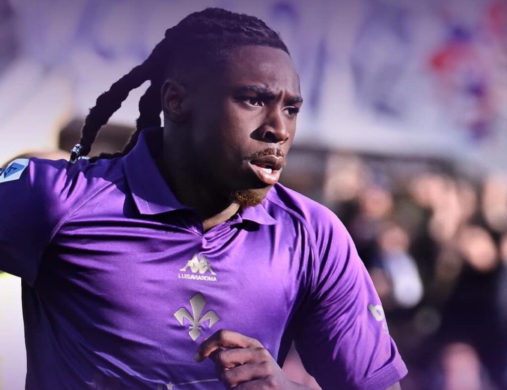 Fiorentina, Kean: trauma cranico. Il calciatore in ospedale per accertamenti